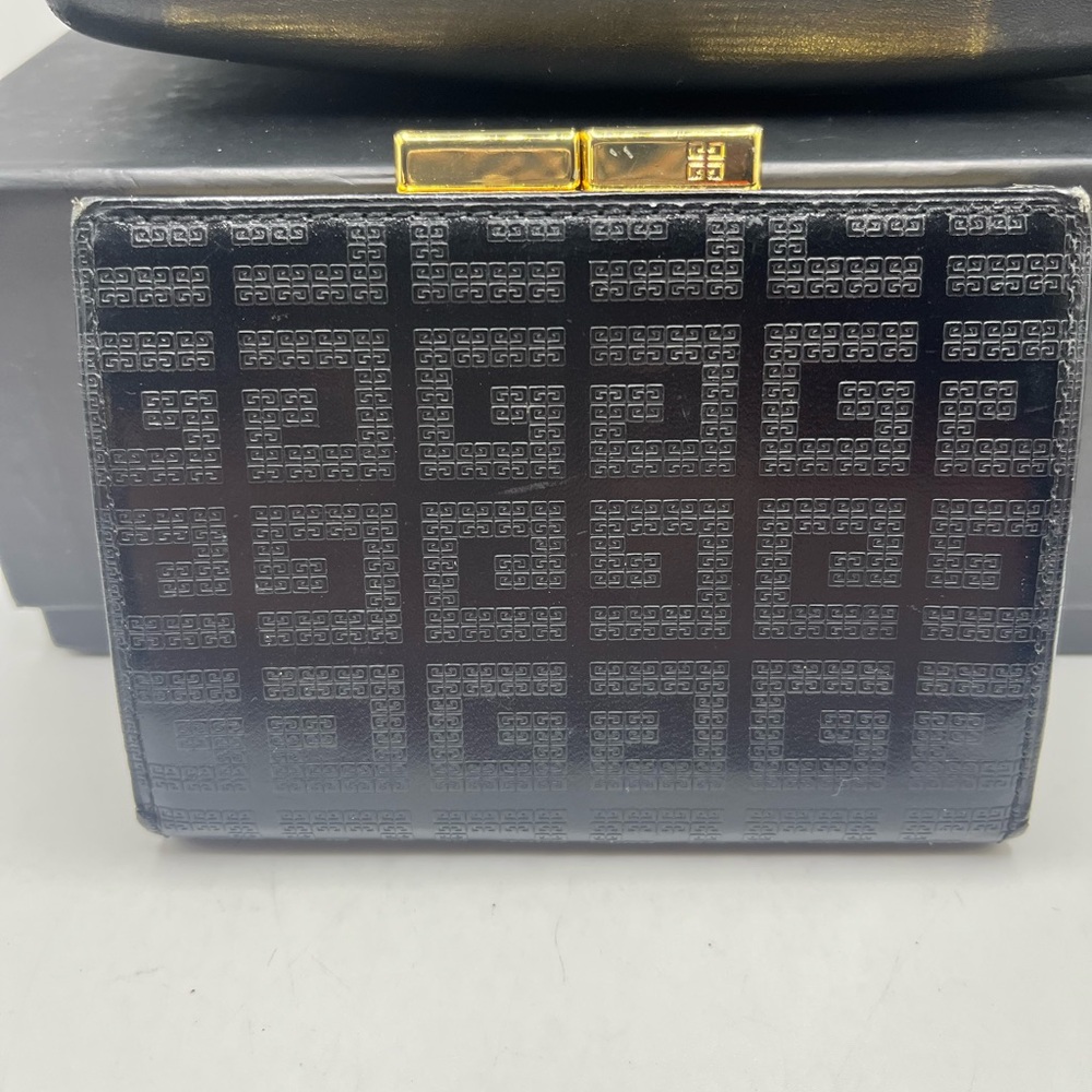 Givenchy Black and Gold Geometric Clutch - Picture 4 of 8